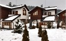 Winter view chalets