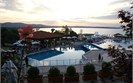 Swimming pool by night