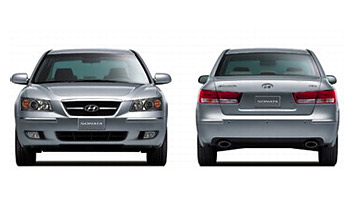 Front and back » 2007 Hyundai Sonata