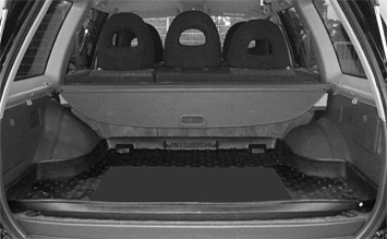 Luggage compartment » 2006 Mitsubishi Pajero Sport