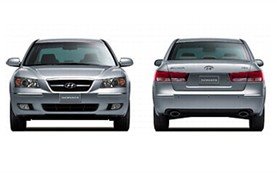 Front and back » 2007 Hyundai Sonata