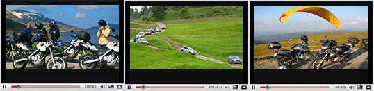 Motorcycle travel video