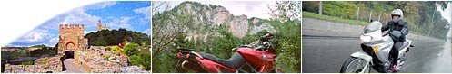 Views from motorcycle rental