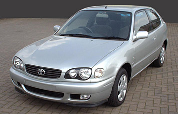 Toyota on Rent A Car In Bulgaria    Hire Toyota Corolla 1 6  2002