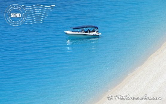 Boat on the beach - free ecard
