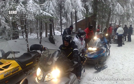 Bulgaria snowmobile adventure