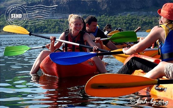 People on tours - canoe and kayaking