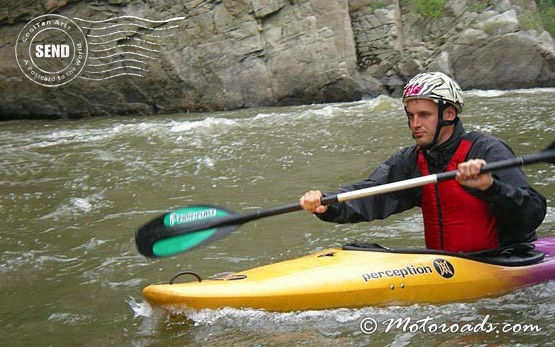 People - river kayaking
