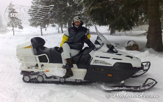 Snowmobile adventures in Bansko