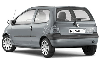 Rear view » 2005 Renault Twingo