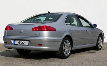 Вид сзади » 2007 Пежо 607 LS