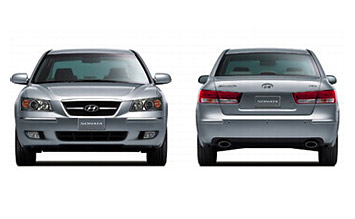 Front and back » 2007 Hyundai Sonata - photos