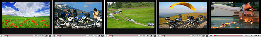 Motorcycle travel video