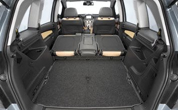 Luggage compartment » 2009 Opel Zafira 5+2