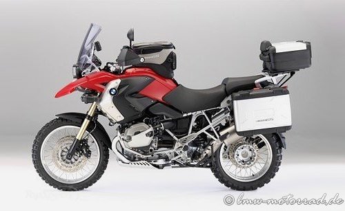 BMW R 1200 GS - front and rear view