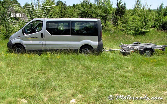 2013 Albania Moto Tour - support van