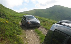 4WD drive in the mountains - Bulgaria