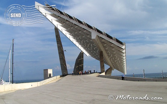 Barcelona - Esplanade and Photovoltaic power plant