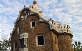 Barcelona Park Guell - Gingerbread house
