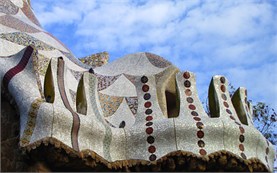 Барселона - покрив на къщa от Гауди