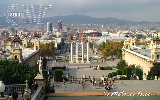 Barcelona -  view from Montjuic
