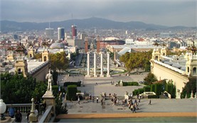 Barcelona -  view from Montjuic