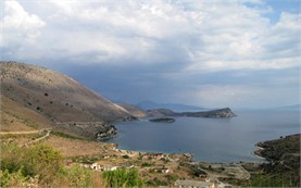 Beautiful scenaries on the road to Saranda