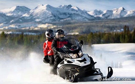 Ski-Doo Grand Touring 550cc - snowmobile for rent