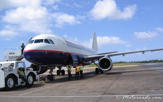 Airplane at Punta Cana Airport