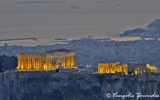 Atenas de noche