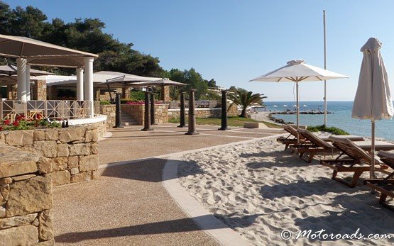 Beach of Sani Resort