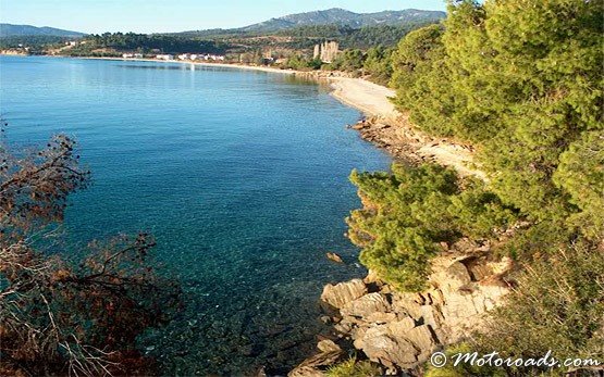 Vista a la playa, Neos Marmaras