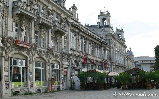 Zentrale Straße in Russe