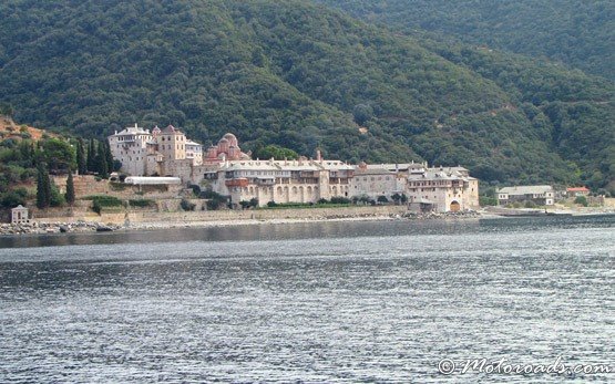 Vista de costas en Ouranoupolis