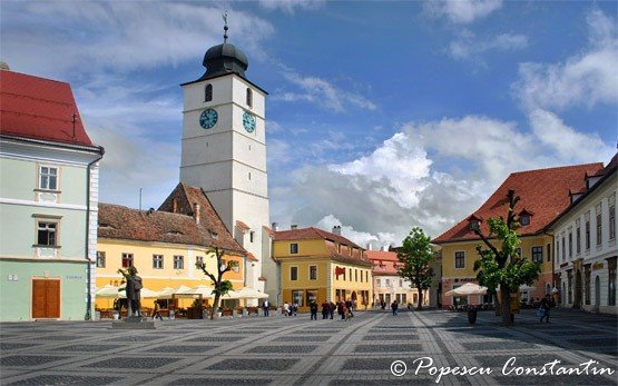 Torre del Consejo en Sibiu