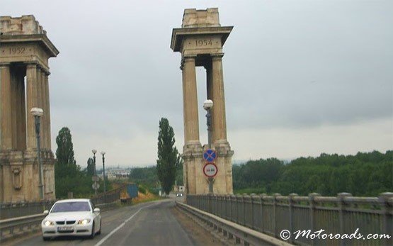 Donaubrücke nach Giurgiu