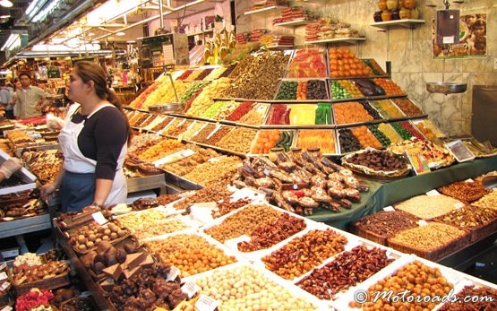 Food market in Barcelona