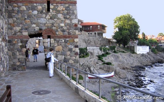 Крепостната стена в Стария град на Созопол