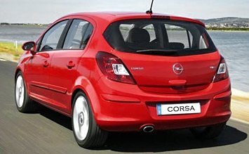 Вид сзади » 2009 Опель Корса 1.2 Автомат