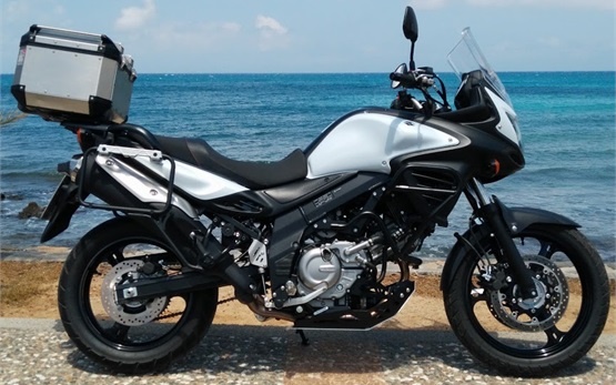 Suzuki V-strom 650cc - motorbike rental in Chania