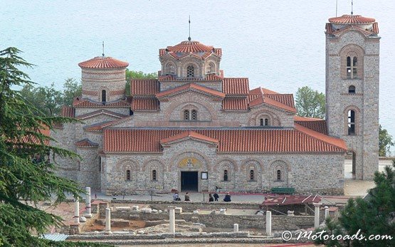 Edificios históricos en Ohrid