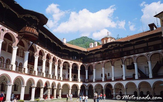 Inside Rila Monastery