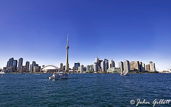Panorama from Lake Ontario, Toronto