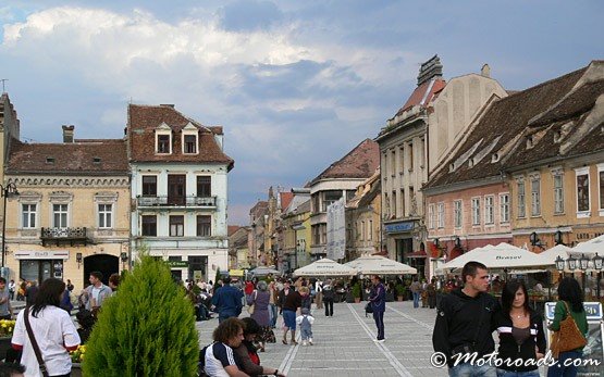 Calle peatonal, Brasov