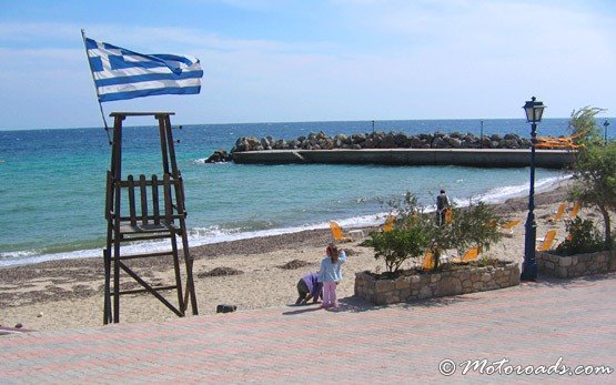 Playa de Possidi, península de Kassandra