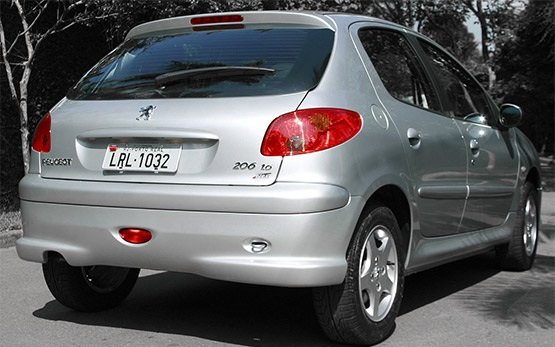 Rear view » 2010 Peugeot 206 1.4 PLUS