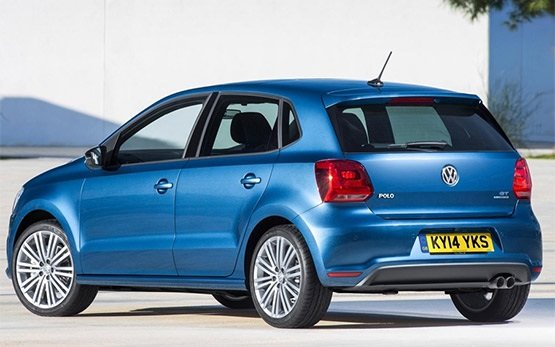 Rear view » Volkswagen Polo rent a car Heraklion airport