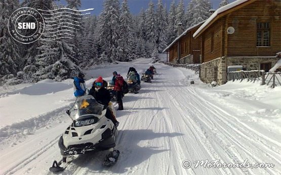 Snowmobiling tours in Europe