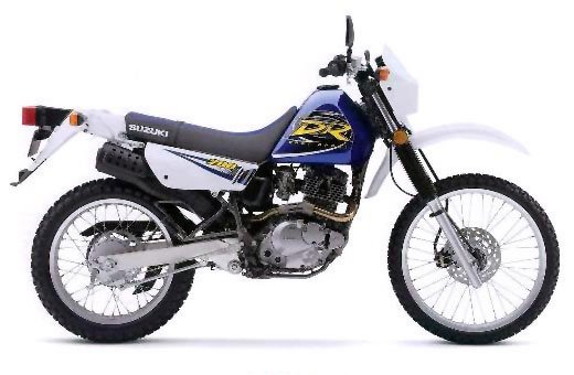 SUZUKI DR 200cc - мотоциклет под наем в Крит