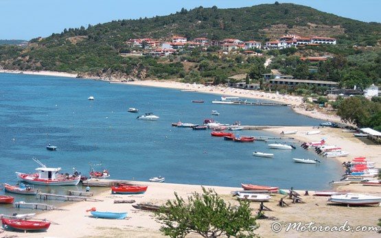 La playa de Ouranopolis